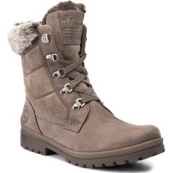 Trapery PANAMA JACK - Tuscani B15 Grey. Pomarańczowe trapery damskie marki Panama Jack, ze skóry, bez obcasa, bez zapięcia. W wyprzedaży za 499,00 zł.