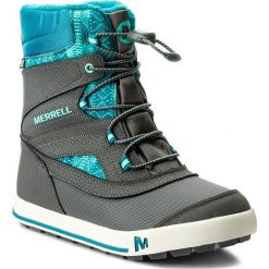 Kozaki dziewczęce: Śniegowce MERRELL – Snow Bank 2.0 Wp MY57104 Gry/Tq