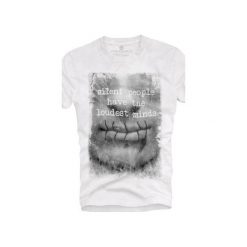 T-shirt UNDERWORLD Ring spun cotton Usta. Czarne t-shirty męskie Underworld, s, z nadrukiem, z bawełny. Za 69,99 zł.