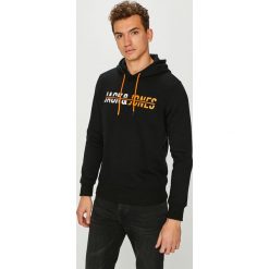 Jack & Jones - Bluza. Szare bluzy męskie Jack & Jones, xl, z nadrukiem, z bawełny, z kapturem, bez rękawów, z kapturem. W wyprzedaży za 89,90 zł.