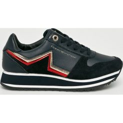Tommy Hilfiger - Buty. Czarne buty sportowe damskie TOMMY HILFIGER, z materiału. Za 449,90 zł.