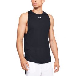 Under Armour Baseline Performance Podkoszulek Czarny. Czarne podkoszulki męskie Under Armour, s, z nadrukiem, z poliesteru, bez rękawów. Za 171,95 zł.