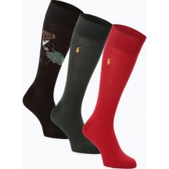 Polo Ralph Lauren - Skarpety męskie pakowane po 3 szt., czerwony. Czerwone skarpetki męskie marki Polo Ralph Lauren. Za 179,95 zł.