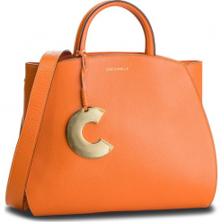 Torebka COCCINELLE - DB5 Concrete E1 DB5 18 01 01 Flash Orange R12. Brązowe torebki klasyczne damskie Coccinelle, ze skóry, zdobione. Za 1699,90 zł.