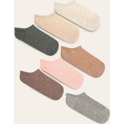 Tally Weijl - Skarpetki (7 pack). Skarpetki damskie TALLY WEIJL, bez wzorów, z elastanu. W wyprzedaży za 29,90 zł.