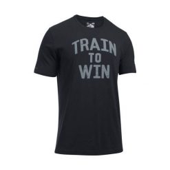 Under Armour Koszulka męska Train To Win T czarna r. S (1280845-001). Czarne koszulki sportowe męskie marki Under Armour, m. Za 105,85 zł.