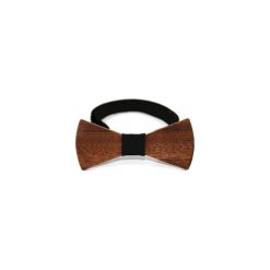 Mucha drewniana #1. Pomarańczowe muszki męskie marki The bow bow ties, z dzianiny. Za 99,00 zł.