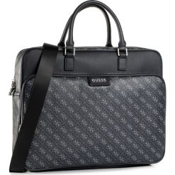 Torba na laptopa GUESS - Dan Logo (4G Print) HMDANL P0313 BLA. Czarne torby męskie skórzane Guess, z aplikacjami, ze skóry ekologicznej. Za 689,00 zł.