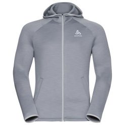 Bluzy sportowe damskie: Odlo Bluza Odlo Hoody midlayer full zip PULSE – 349462 – 349462/15700/L