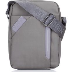 Torba 88-4P-102-O. Szare listonoszki męskie Wittchen, w paski, eleganckie, małe. Za 169,15 zł.