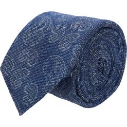 Krawaty męskie: krawat cotton niebieski classic 204