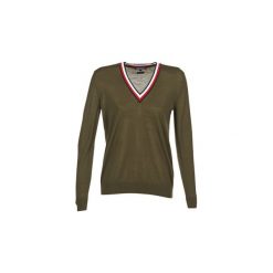 Swetry damskie: Swetry Tommy Hilfiger ADANA TIPPING V-NK SWT