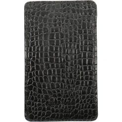 Etui na telefon. Czarne etui męskie marki Gino Rossi, ze skóry. Za 49,90 zł.