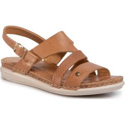 Sandały LASOCKI - RST-CIRSA-01 Camel. Pomarańczowe klapki damskie Lasocki, bez wzorów, ze skóry, bez obcasa. W wyprzedaży za 59,99 zł.