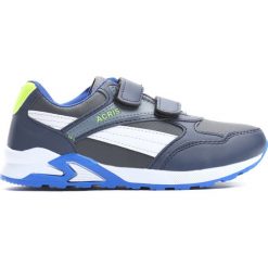 Granatowo-Szare Buty Sportowe Hold Up. Szare buty chłopięce sportowe Born2be, z materiału, z okrągłym noskiem. Za 59,99 zł.