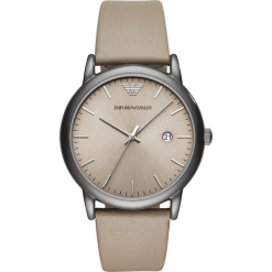 Zegarek EMPORIO ARMANI - Luigi AR11116 Gray/Gunmetal. Brązowe zegarki męskie Emporio Armani. Za 950,00 zł.
