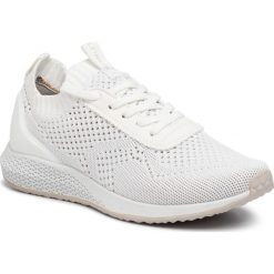 Sneakersy TAMARIS - 1-23714-24 White 100. Białe półbuty damskie Tamaris, z tworzywa sztucznego. Za 229,00 zł.