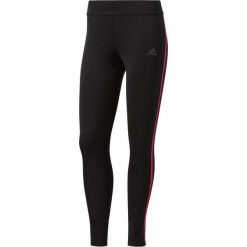 Spodnie sportowe damskie: Adidas Spodnie damskie Response Long Tights czarno-różowe r. L (BR2458)