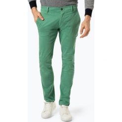 BOSS Casual - Chinosy męskie – Schino-Slim D, zielony. Zielone spodnie męskie marki BOSS Casual, na co dzień, m, bez wzorów, casualowe. Za 425,95 zł.