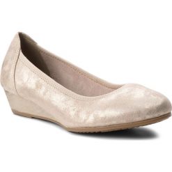 Półbuty JANA - 8-22203-20 Pepper/Lt Gold 357. Żółte półbuty damskie marki Jana, na co dzień, bez wzorów, ze skóry, bez obcasa, na obcasie, bez zapięcia. W wyprzedaży za 159,00 zł.