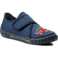 Kapcie SUPERFIT - 8-00278-80 S Ocean. Niebieskie sandały chłopięce Superfit, z tworzywa sztucznego, bez zapięcia. Za 128,00 zł.