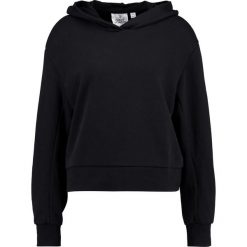 Bluzy rozpinane damskie: Cheap Monday ATTRACT HOOD ARCHED LOGO Bluza z kapturem black
