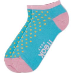 Skarpety Niskie Damskie FREAK FEET - SGRO-BLU Kolorowy Niebieski. Niebieskie skarpetki damskie Freak Feet, bez wzorów, z elastanu. Za 15,00 zł.