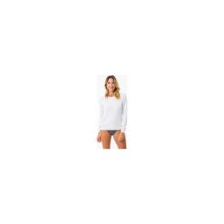 Koszulka UV długi rękaw WATER T SHIRT damska. Białe topy damskie OLAIAN, l, bez wzorów, z poliesteru, bez kołnierzyka. Za 29,99 zł.