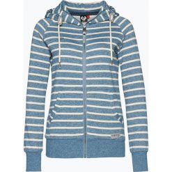 Bluzy damskie: Ragwear – Damska bluza rozpinana – Intact, niebieski