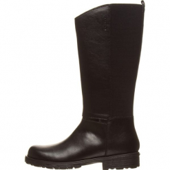 Kozaki "Olivia" w kolorze czarnym. Czarne kozaki dziewczęce marki geox kids. W wyprzedaży za 185,95 zł.