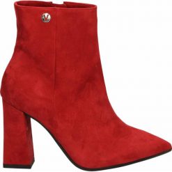 Botki - 1717 CAM ROSS. Czerwone botki damskie skórzane Venezia. Za 299,00 zł.