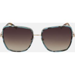 Multikolorowe okulary damskie. Żółte okulary przeciwsłoneczne damskie marki Kazar. Za 399,00 zł.