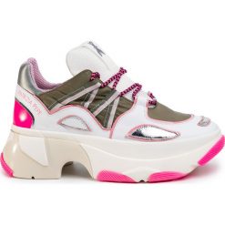 Sneakersy PATRIZIA PEPE - 2V9428/A6Q4-G488 Military Flash Fluo. Półbuty damskie Patrizia Pepe, na co dzień, bez wzorów, ze skóry, bez obcasa, na płaskiej podeszwie, bez zapięcia. Za 1339,00 zł.