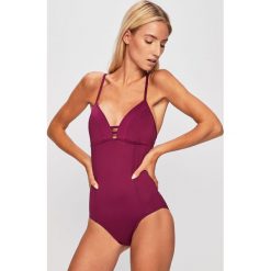 Seafolly - Strój kąpielowy Quilted Malliot. Fioletowe stroje kąpielowe damskie Seafolly, bez wzorów, z elastanu. Za 499,90 zł.