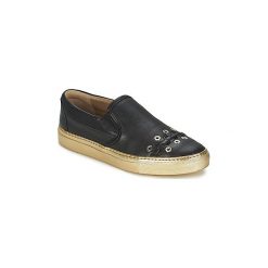 Tenisówki Sonia Rykiel MINI ŒILLETS. Czarne trampki i tenisówki damskie Sonia Rykiel, bez wzorów, bez zapięcia. W wyprzedaży za 1463,20 zł.
