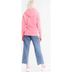 Bluzy damskie: Superdry HORIZON ENTRY HOOD Bluza z kapturem fluro pink snowy