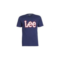 T-shirty z krótkim rękawem Lee LOGO TEE. Niebieskie t-shirty męskie marki Lee, s, bez wzorów, bez kołnierzyka, krótkie. Za 109,00 zł.