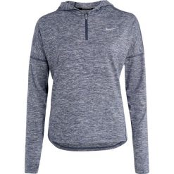 Nike Performance RUNNING HOODY DRY Koszulka sportowa thunder blue/heather/refelctive silver. Niebieskie topy sportowe damskie Nike Performance, s, z elastanu. W wyprzedaży za 207,20 zł.