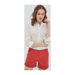 Szorty damskie. Szare szorty damskie Promod, uniwersalny, bez wzorów, z bawełny, eleganckie. Za 89,90 zł.