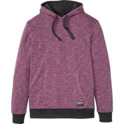 Bluza z kapturem bonprix matowy jeżynowy melanż. Różowe bluzy męskie bonprix, s, bez wzorów, z kapturem, bez rękawów, z kapturem. Za 74,99 zł.