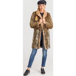 PŁASZCZ twinset. Czarne kurtki damskie Twinset, z dzianiny. Za 654,50 zł.
