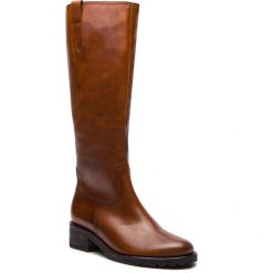 Oficerki GABOR - 96.097.52 Whisky (Mel). Brązowe buty zimowe damskie Gabor, ze skóry. Za 789,00 zł.