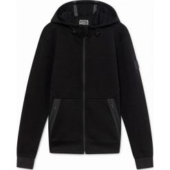 Bluza w kolorze czarnym. Czarne bluzy męskie Hackett London, xxl, bez wzorów, z kapturem, bez rękawów, bez kaptura. W wyprzedaży za 519,95 zł.