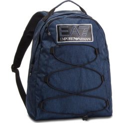 Plecak EA7 EMPORIO ARMANI - 275822 8A803 44935 Blue Navy Melange. Niebieskie plecaki męskie marki EA7 Emporio Armani, z materiału. Za 539,00 zł.