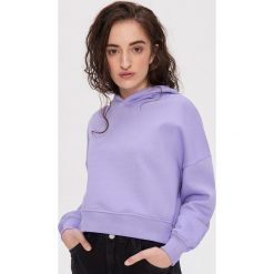 Krótka bluza z kapturem - Fioletowy. Fioletowe bluzy damskie House, s, bez wzorów, z krótkim rękawem, krótkie, z kapturem. Za 69,99 zł.
