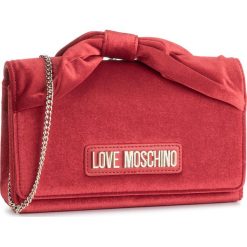 Torebka LOVE MOSCHINO - JC4124PP18LZ0500 Rosso. Czerwone torebki klasyczne damskie Love Moschino, bez wzorów, z materiału, wizytowe, bez dodatków. Za 519,00 zł.