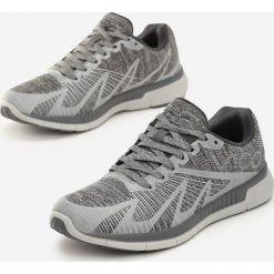 Szare Buty Sportowe Harlington. Szare buty sportowe męskie Born2be, z jeansu, na sznurówki. Za 139,99 zł.