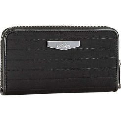 Portfel "Nimmi" w kolorze czarnym - 18,5 x 10 x 2 cm. Czarne portfele damskie marki Kipling, z materiału. W wyprzedaży za 90,95 zł.