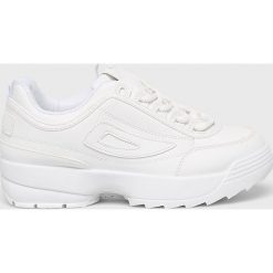 Answear - Buty. Białe buty sportowe damskie ANSWEAR, bez wzorów, ze skóry, sportowe. W wyprzedaży za 79,90 zł.