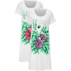 Cellbes Koszula nocna 2 Pack Fioletowy biały różowy female fioletowy/biały/różowy 38/40. Różowe koszule nocne damskie Cellbes, bez wzorów, z bawełny, bez kołnierzyka, z krótkim rękawem. W wyprzedaży za 75,00 zł.